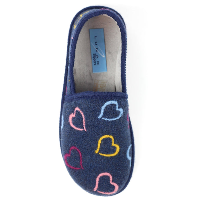 Joyful Navy Slipper