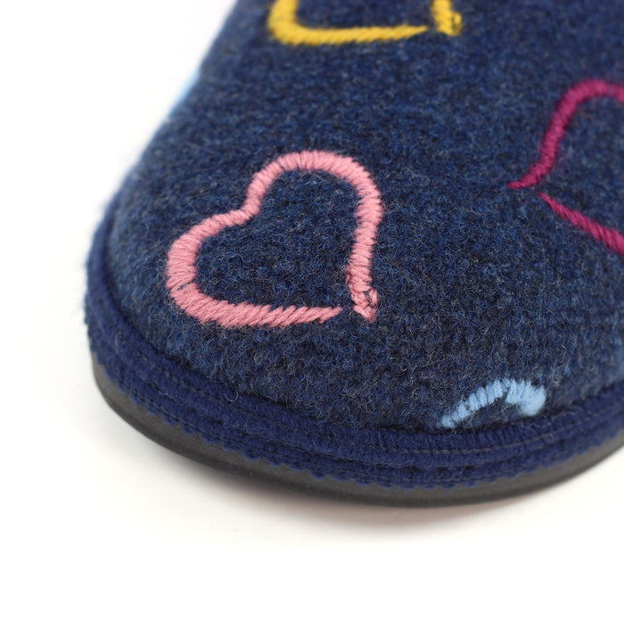 Joyful Navy Slipper