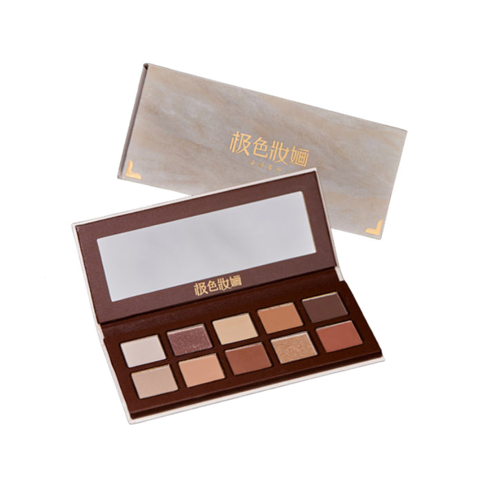 JSZH 10-Color Eyeshadow Palette - #Cloud-Drifting Waters
