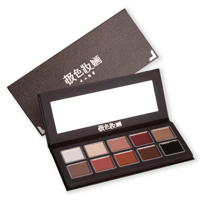 JSZH Mountain Blossom 10-Color All-Matte Eyeshadow Palette style #01