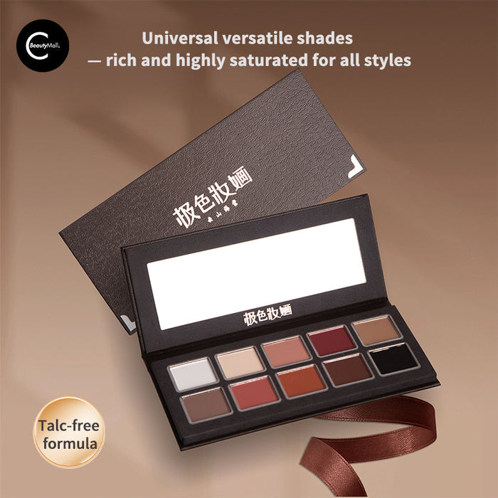 JSZH Mountain Blossom 10-Color All-Matte Eyeshadow Palette style #01