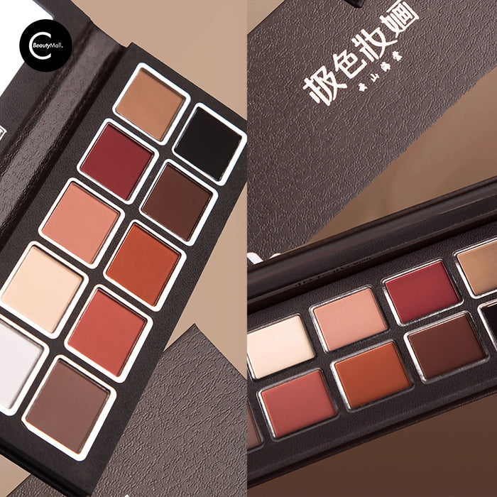 JSZH Mountain Blossom 10-Color All-Matte Eyeshadow Palette style #01