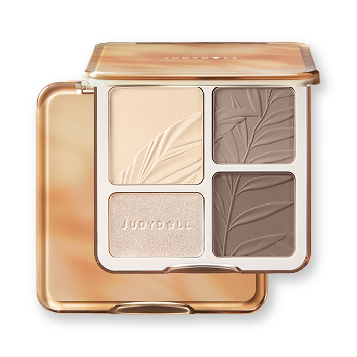 Judy doll 4-in-1 Contour & Highlighter Palette 01