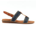 Jules Navy Sandal