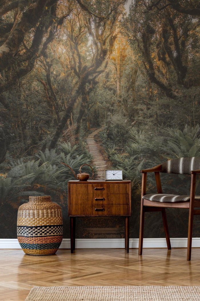 Jungle Path 2 Wall Mural-Wall Mural-Eazywallz