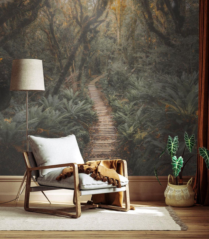 Jungle Path 2 Wall Mural-Wall Mural-Eazywallz