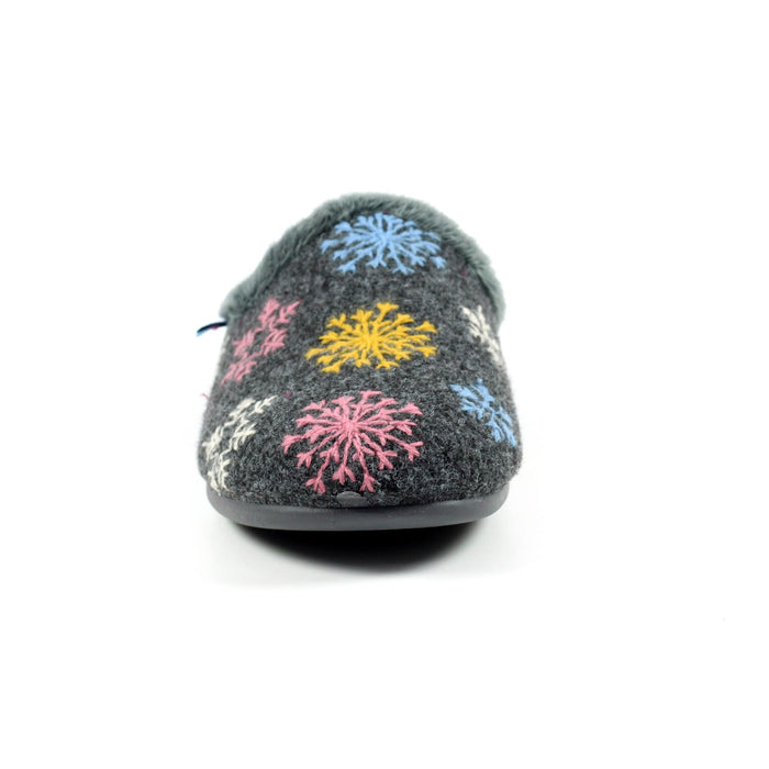 Juniper Grey Mule Slipper