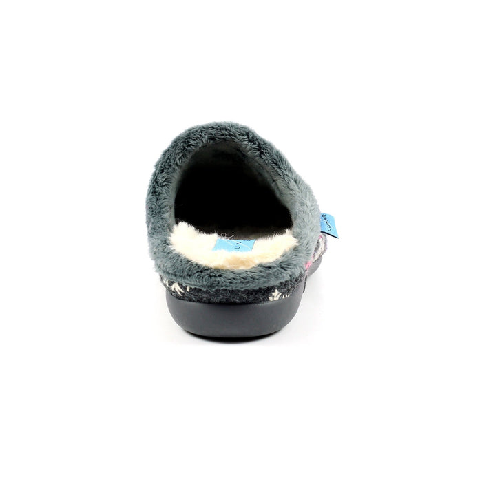 Juniper Grey Mule Slipper