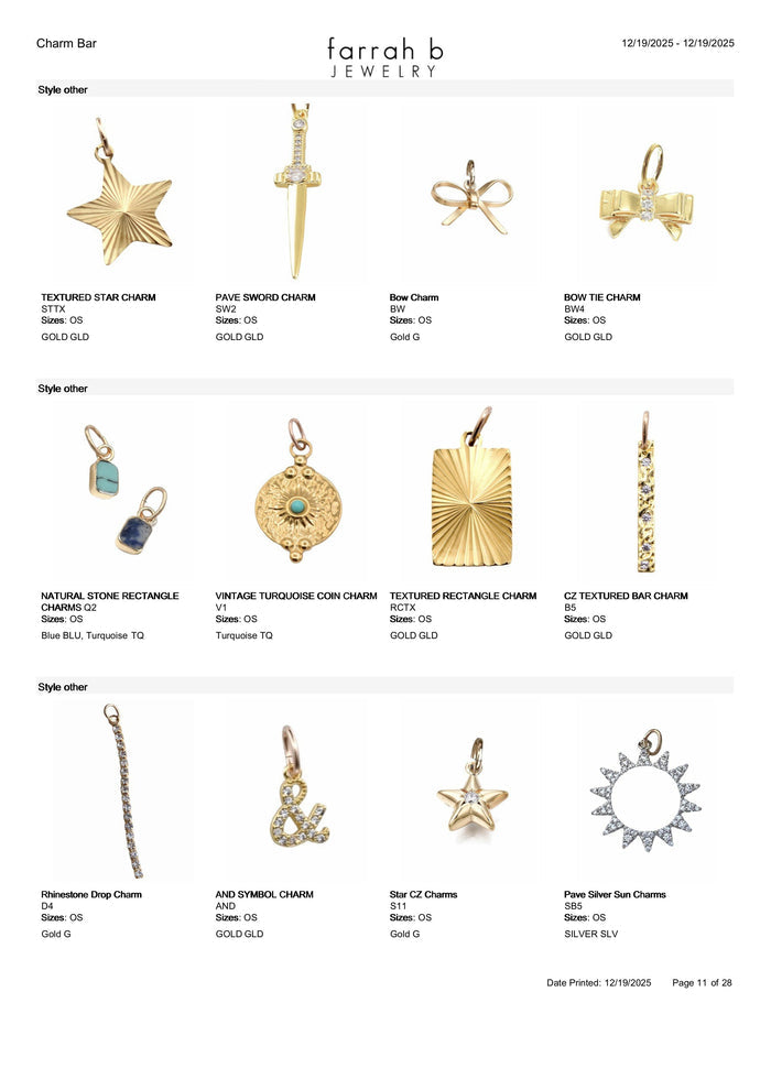 Just Charms: Add on Farrah B Charms