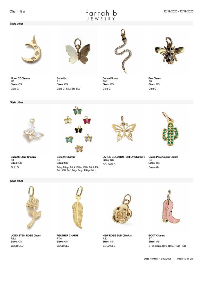 Just Charms: Add on Farrah B Charms