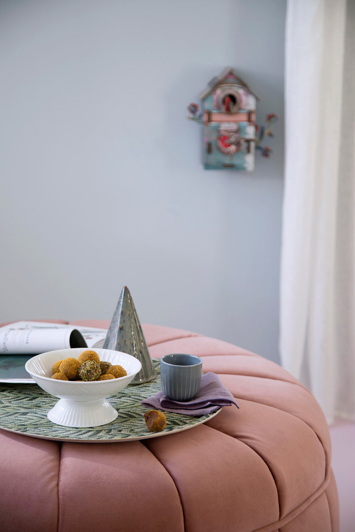 Kähler Hammershøi Bowl on Stand, White, 6.3”