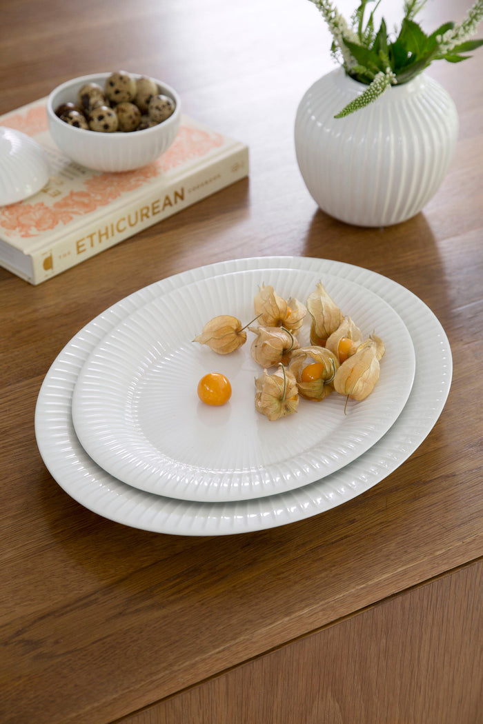 Kähler Hammershøi Dish, White, 13.4”