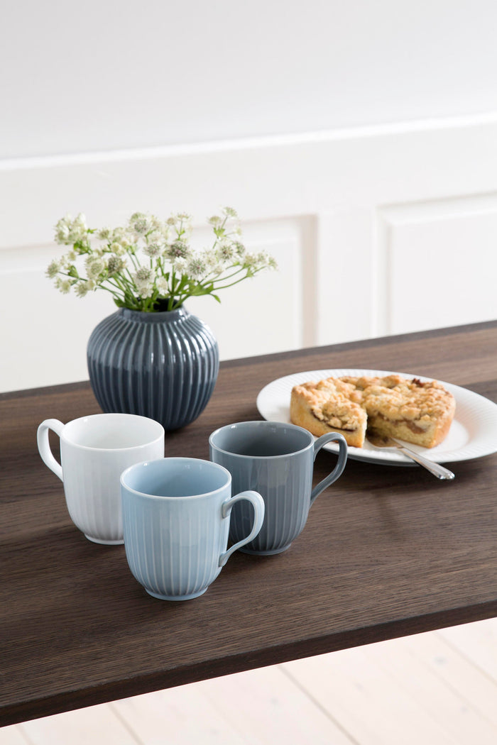 Kähler Hammershøi Mug, White, 3 Pcs.