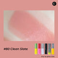 KALEIDOS Lunar Arcade Electro-Gloss lipstick swatch with six colorful tubes and the label #80 Clean Slate