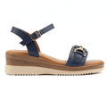 Kassie Navy Sandal