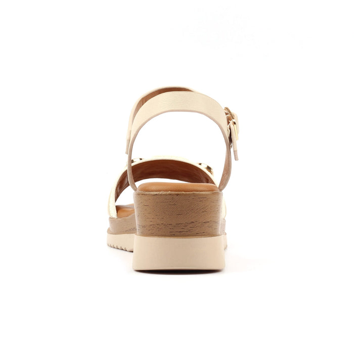 Kassie White Sandal