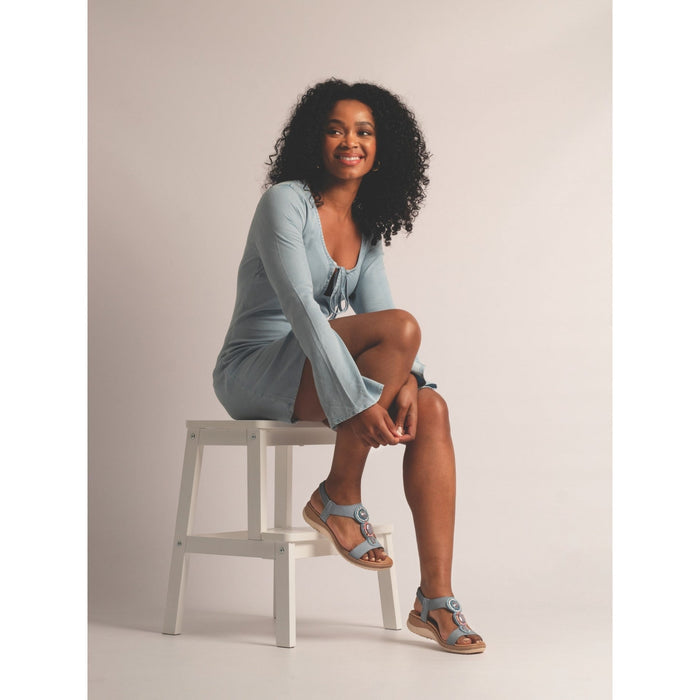 Kay Blue Sandal