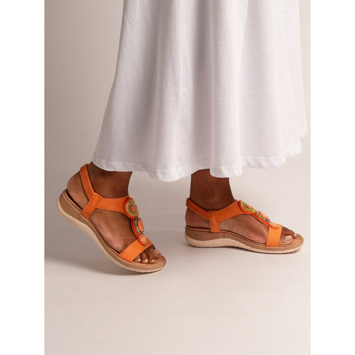 Kay Orange Sandal