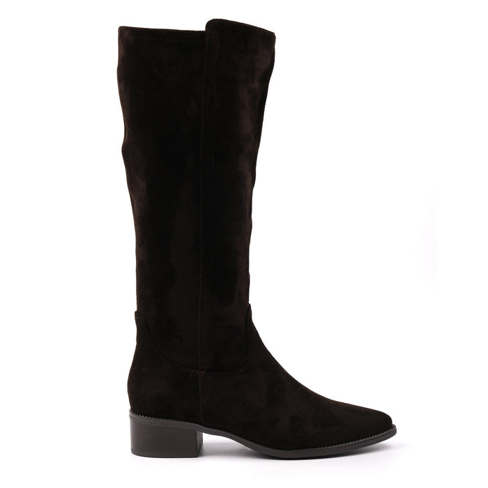Kendra Dark Brown Long Boot