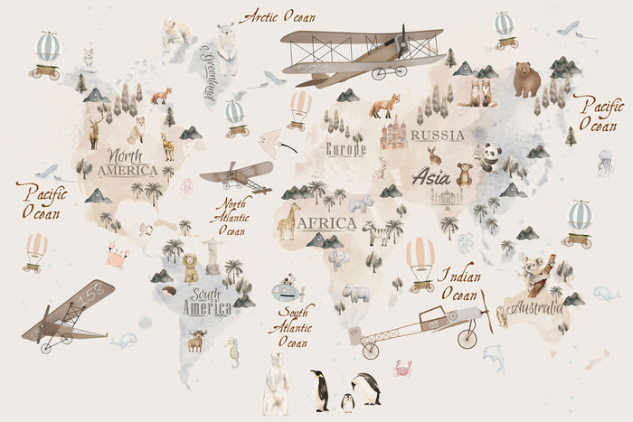 Kids World Explorer Map