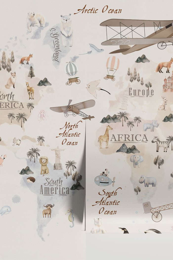 Kids World Explorer Map