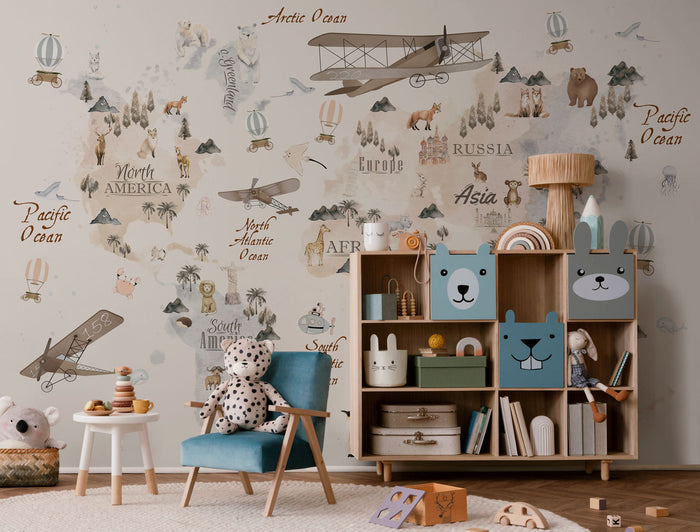 Kids World Explorer Map