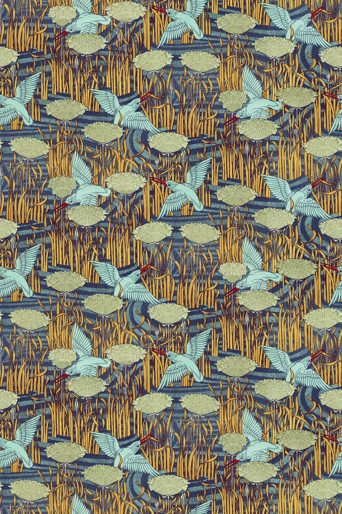 Kingfisher Above Water / Blue