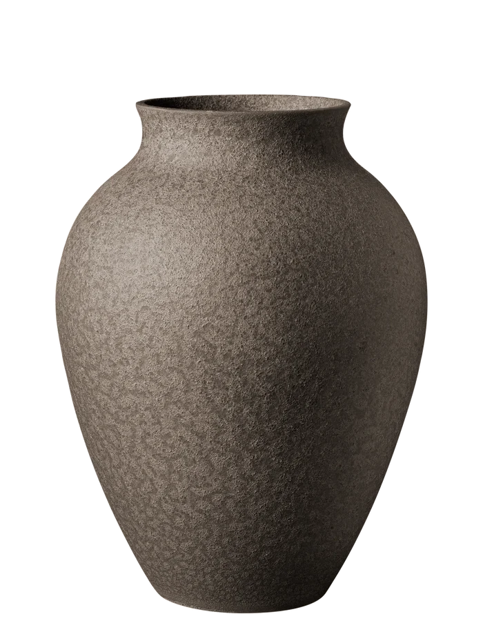 Knabstrup vase H 20 cm bark