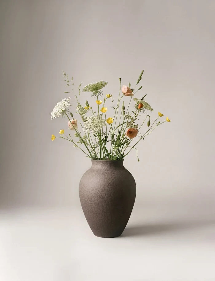 Knabstrup vase H 27 cm bark