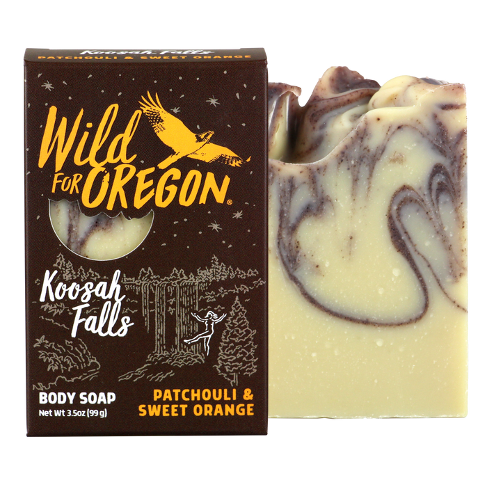 Koosah Falls Sweet Orange & Patchouli | Soap & Lotion Set | Calming & Hydrating