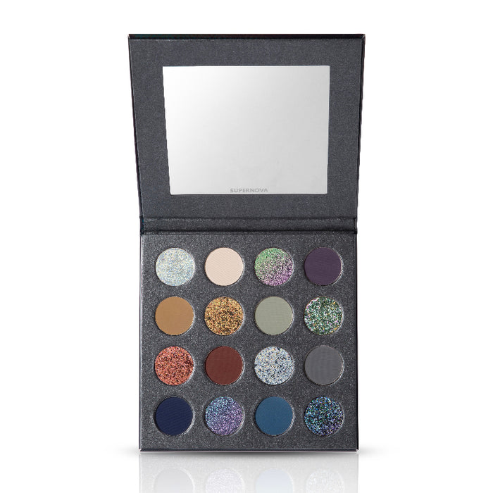KRYPTEIN COSMETICS 16-Color Eyeshadow Palette style #01