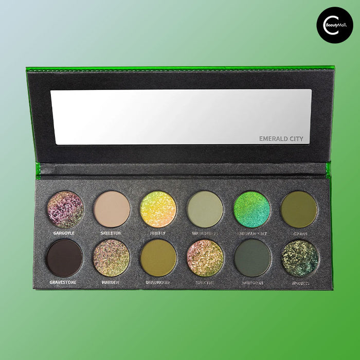 KRYPTEIN COSMETICS EMERALD CITY Eyeshadow Palette style #EMERALD CITY