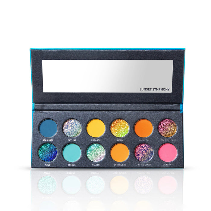 KRYPTEIN COSMETICS Sunset Symphony Eyeshadow Palette style #01