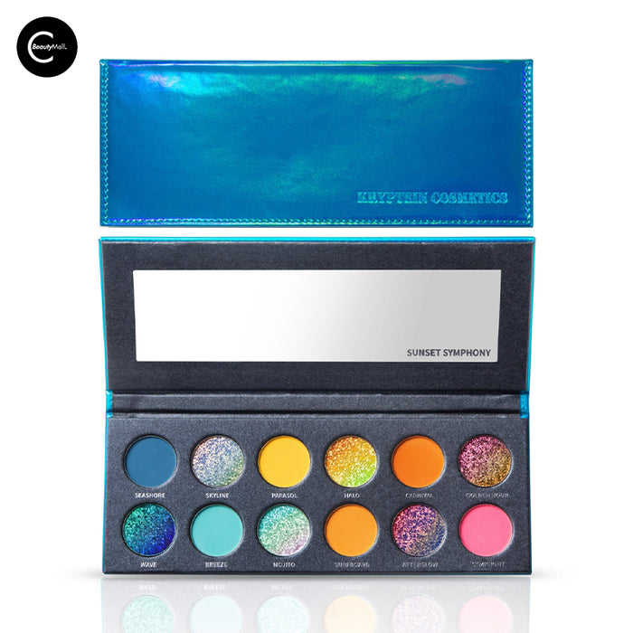 KRYPTEIN COSMETICS Sunset Symphony Eyeshadow Palette style #01