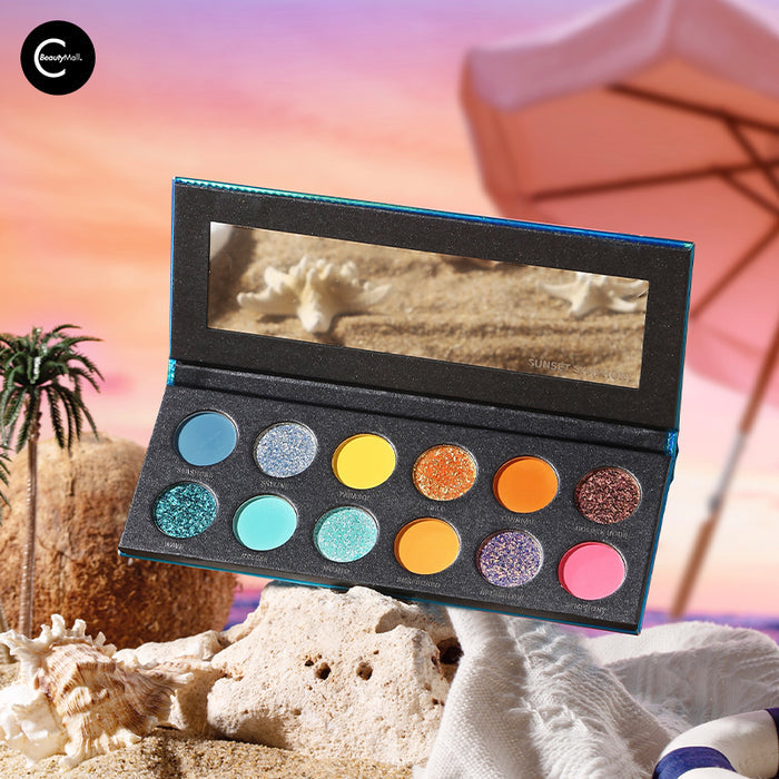 KRYPTEIN COSMETICS Sunset Symphony Eyeshadow Palette style #01