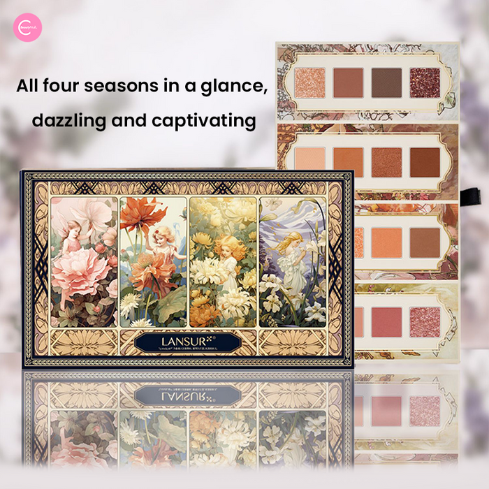 LANSUR Twilight Seasons Eye Shadow Plate Set detail