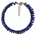 Lapis Lazuli Gemstone Bracelet with Magnetic Clasp