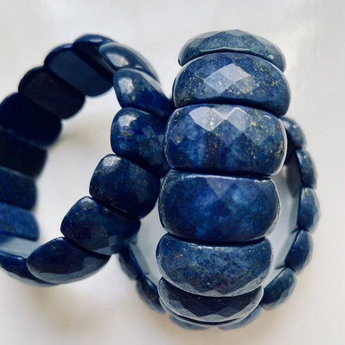 Lapis Lazuli Gemstone Statement Bracelet