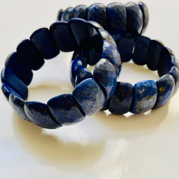 Lapis Lazuli Gemstone Statement Bracelet