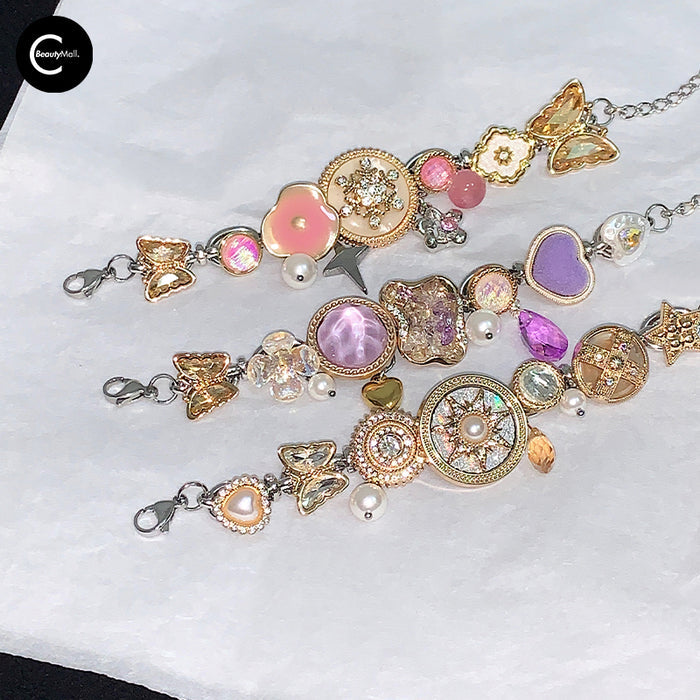 LATAO Butterfly Button Titanium Steel Choker style #01