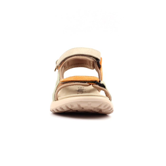 Lazy Dogz Alston Orange Multi Leather Sandal