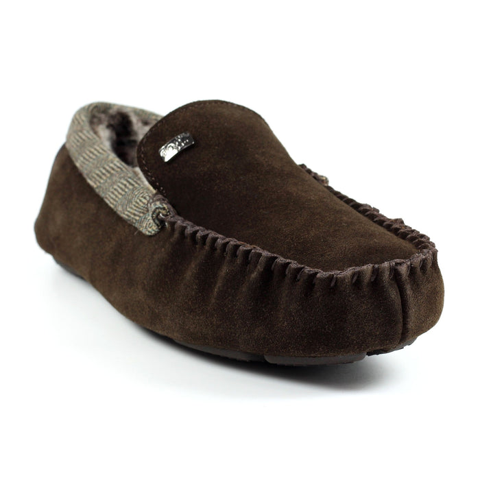 Lazy Dogz Mens Worley Brown Slipper