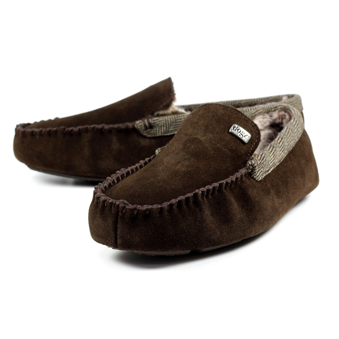 Lazy Dogz Mens Worley Brown Slipper