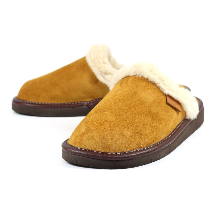 Lazy Dogz Otto Mustard Suede Slipper