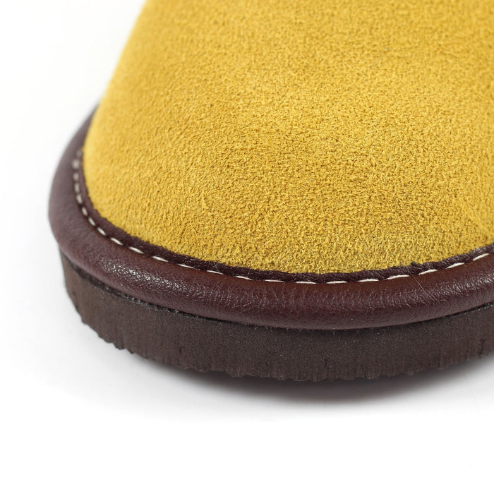 Lazy Dogz Otto Mustard Suede Slipper