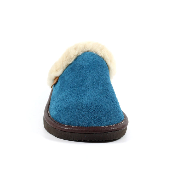 Lazy Dogz Otto Petrol Suede Slipper