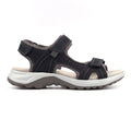 Lazy Dogz Riviera Navy Leather Sandal