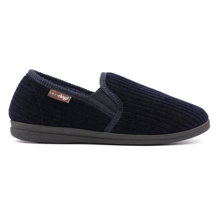 Lazy Dogz Ryan Navy Slipper