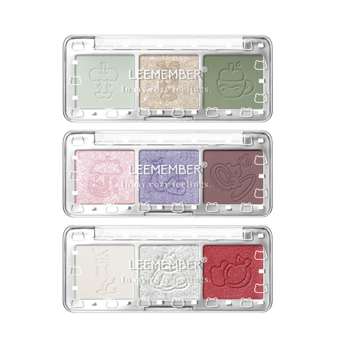 LEEMEMBER Petal Play Trio Eyeshadow JM01