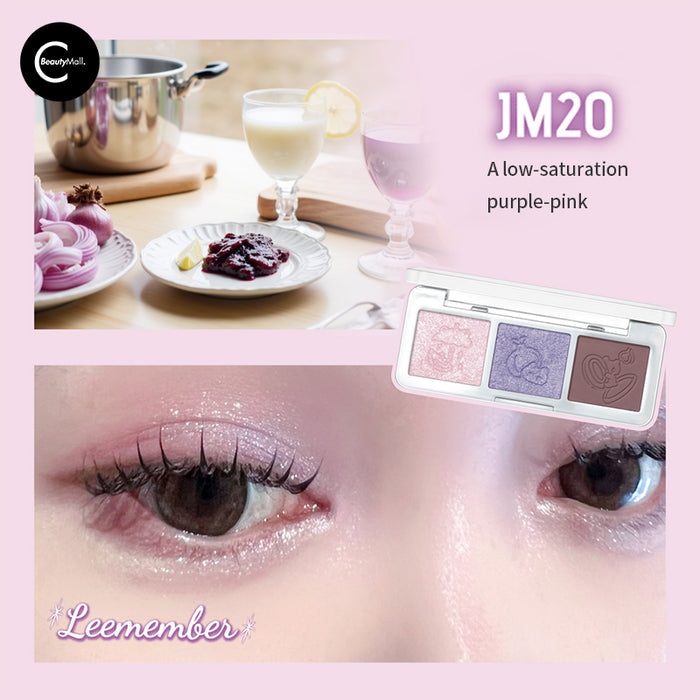 LEEMEMBER Petal Play Trio Eyeshadow detail